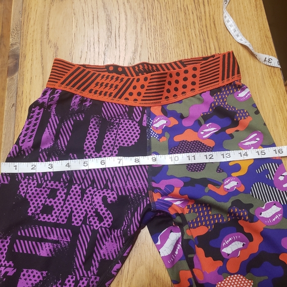 Xs zumba color block two tone compression leggings - Picture 3 of 6